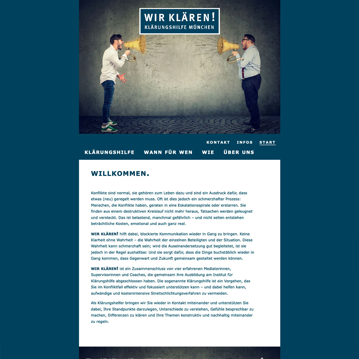 Klärungshilfe München - Webdesign by de nijs design